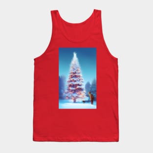 A Decorative Christmas Tree Tank Top